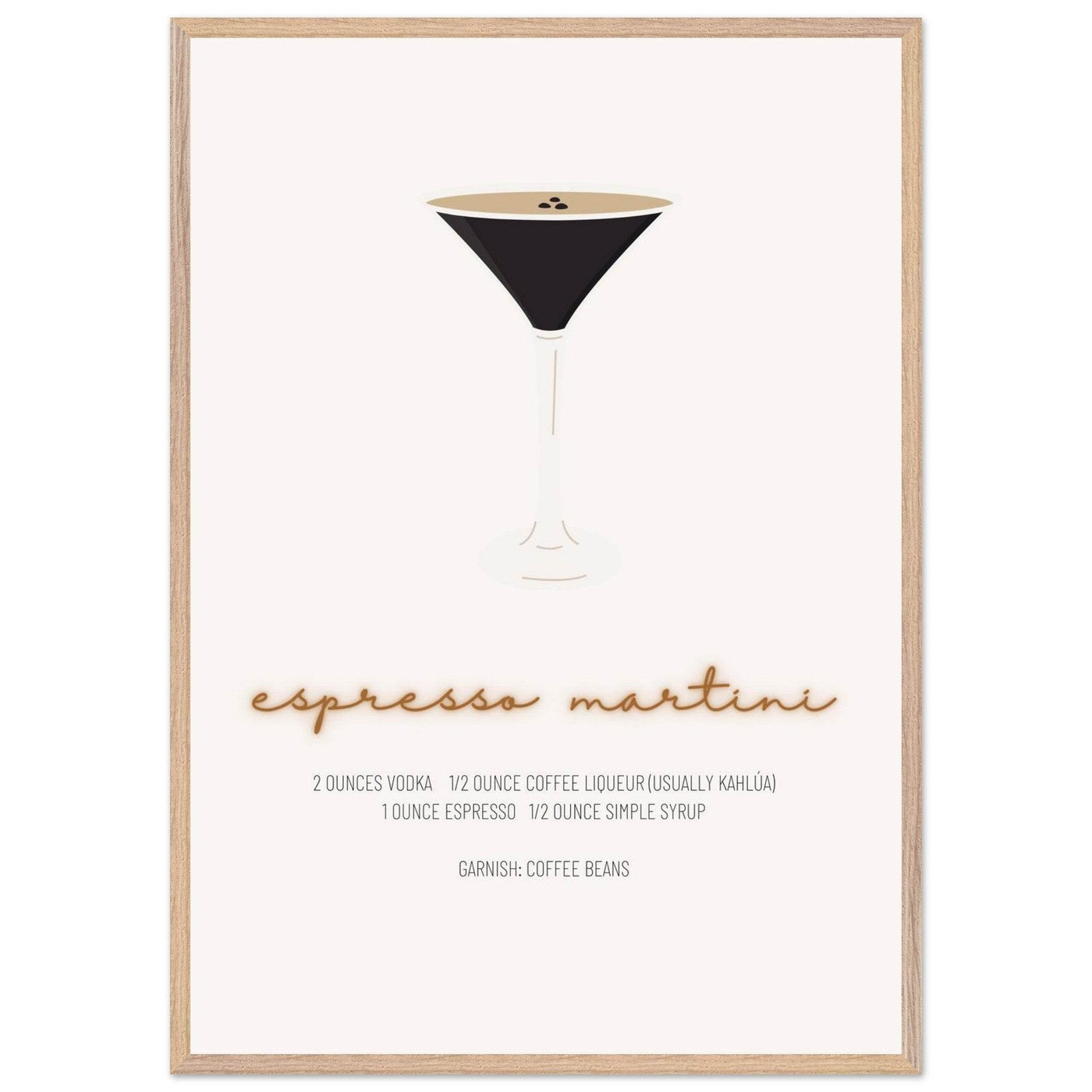 Espresso Martini Cocktail Recipe - Vibrantwalls