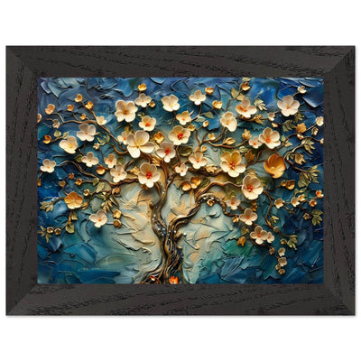 Textured Tree of Life Impasto Blooms - Vibrantwalls