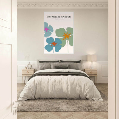 Abstract Botanical Garden Framed Posters – Vibrant Floral Art Prints in Your Choice of Frame & Size | Ready-to-Hang - Vibrantwalls