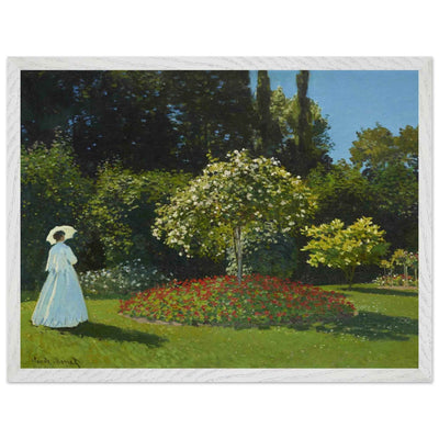 Woman in the Garden Art: Elegant Decor for Nature Lovers - Vibrantwalls