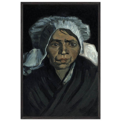 Peasant Woman Sculpture - Exquisite Head of a Peasant Woman Art Piece - Vibrantwalls