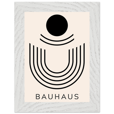 Bauhaus Black & Beige Abstract - Vibrantwalls