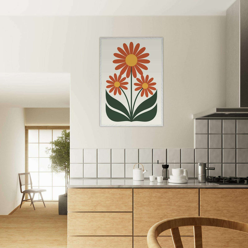 Abstract Floral Delight - Vibrantwalls