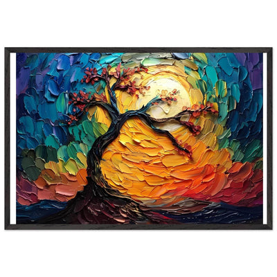 Impasto Tree of Life Poster - Vibrantwalls