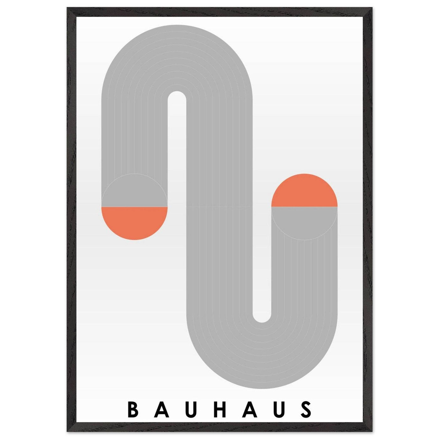 Bauhaus-Style The Blue Tunnel - Vibrantwalls
