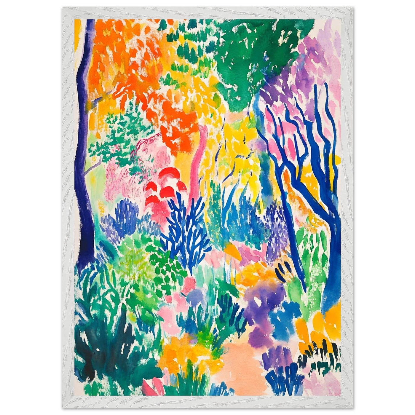 Vibrant Matisse Abstract Garden Joy - Vibrantwalls