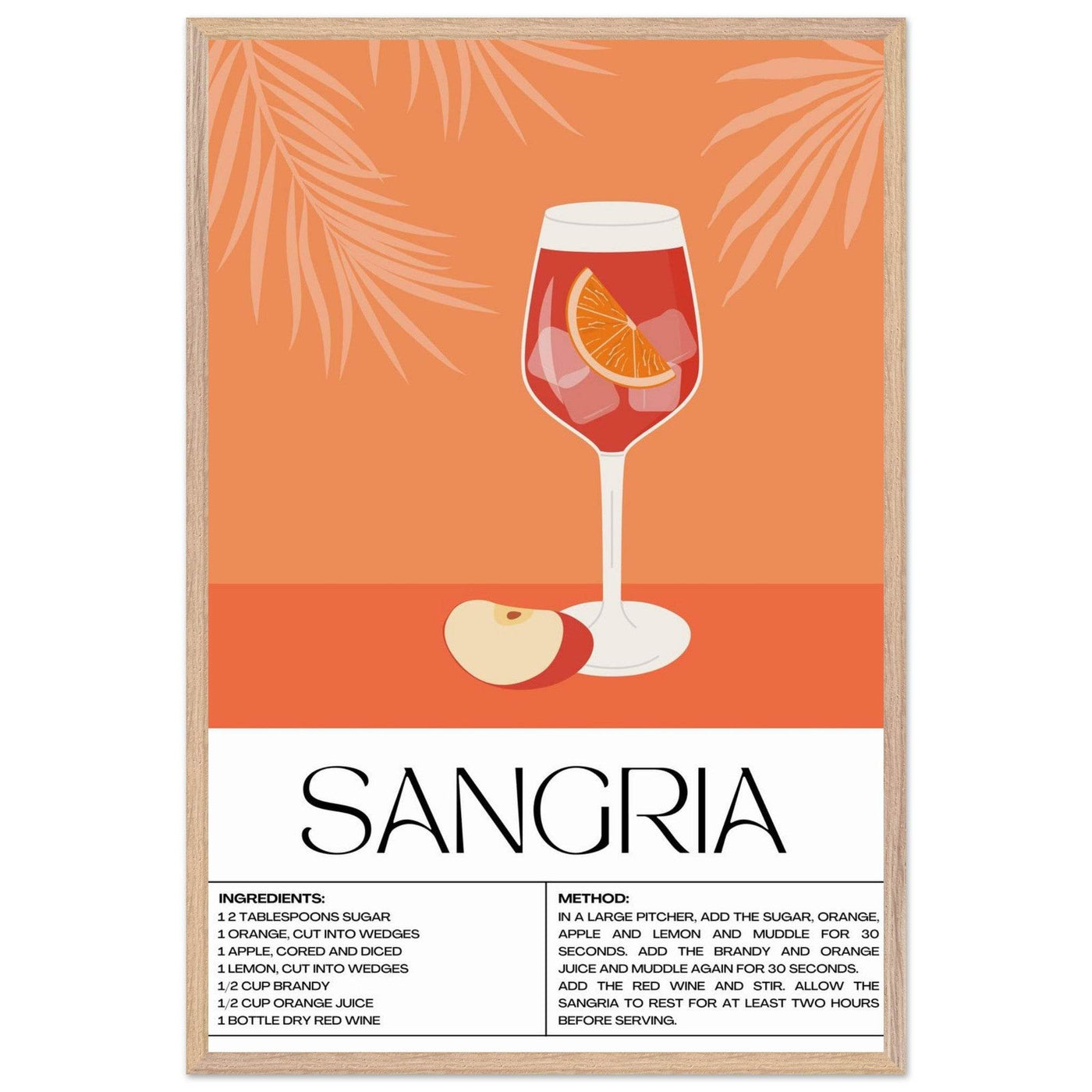 Sangria Cocktail Recipe - Vibrantwalls