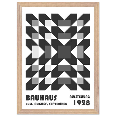 Bauhaus-Style Geometric Grid - Vibrantwalls