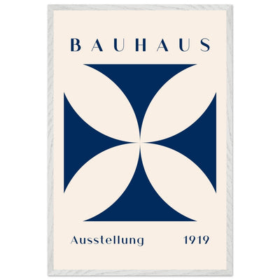 Bauhaus Exhibition 1919 - Navy Cream - Vibrantwalls