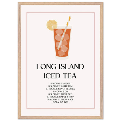 Long Island Iced Tea Recipe Strong Cocktail - Vibrantwalls