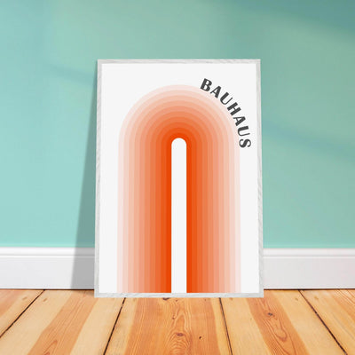 Bauhaus-Style Gradient Arch - Vibrantwalls