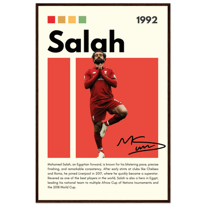 Mohamed Salah Liverpool FC Soccer Football Legends Wall Art - Vibrantwalls