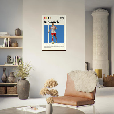 Joshua Kimmich Bayern Munich Framed Football Poster Vibrantwalls