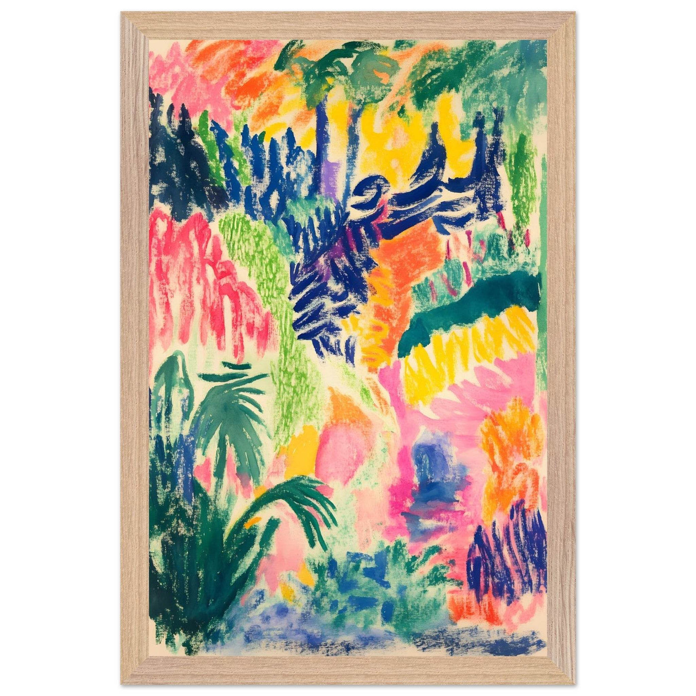 Vibrant Abstract Henri Matisse - Vibrantwalls