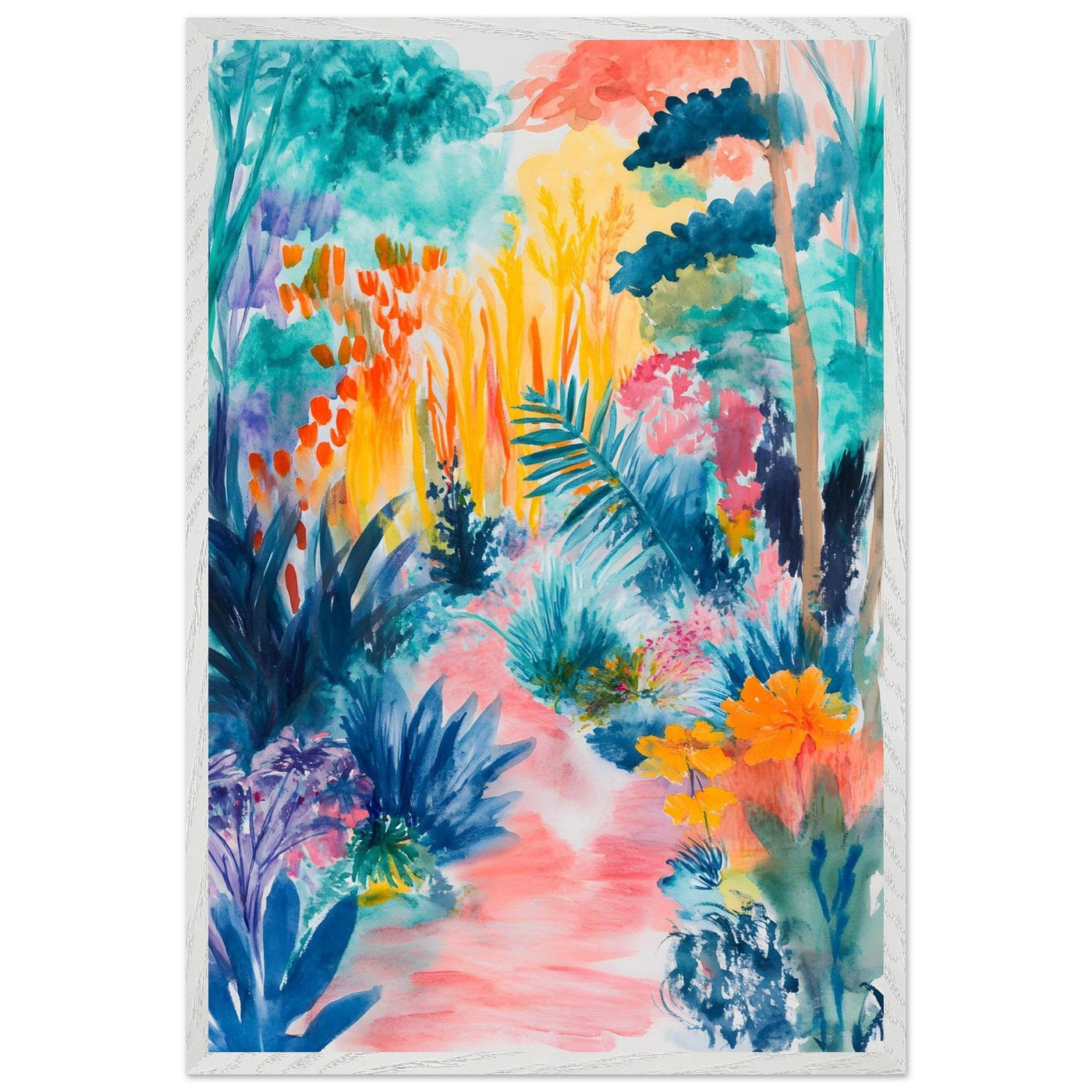 Abstract Tropical Garden Matisse I - Vibrantwalls