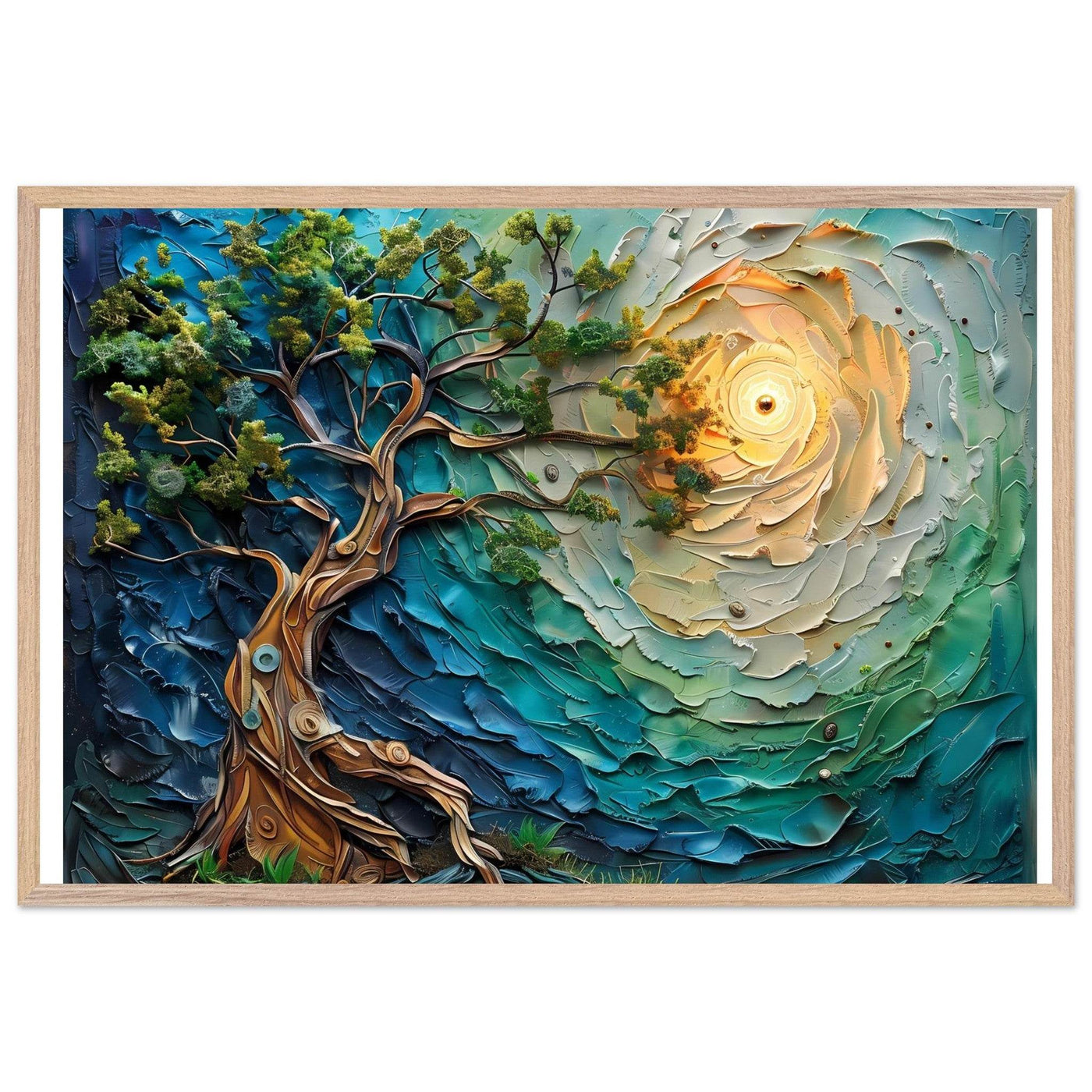 Textured Tree of Life - Vibrantwalls