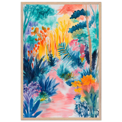 Abstract Tropical Garden Matisse I - Vibrantwalls
