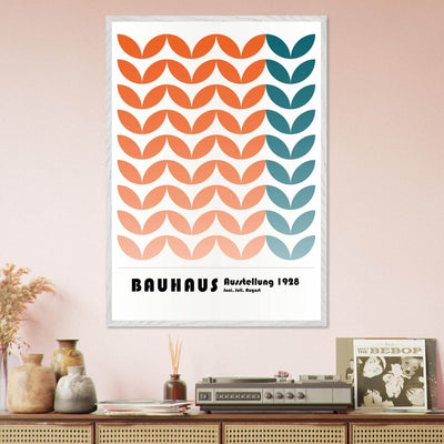 Bauhaus-Style The Blue Waves - Vibrantwalls