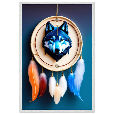 Mystic Wolf Dreamcatcher - Vibrantwalls