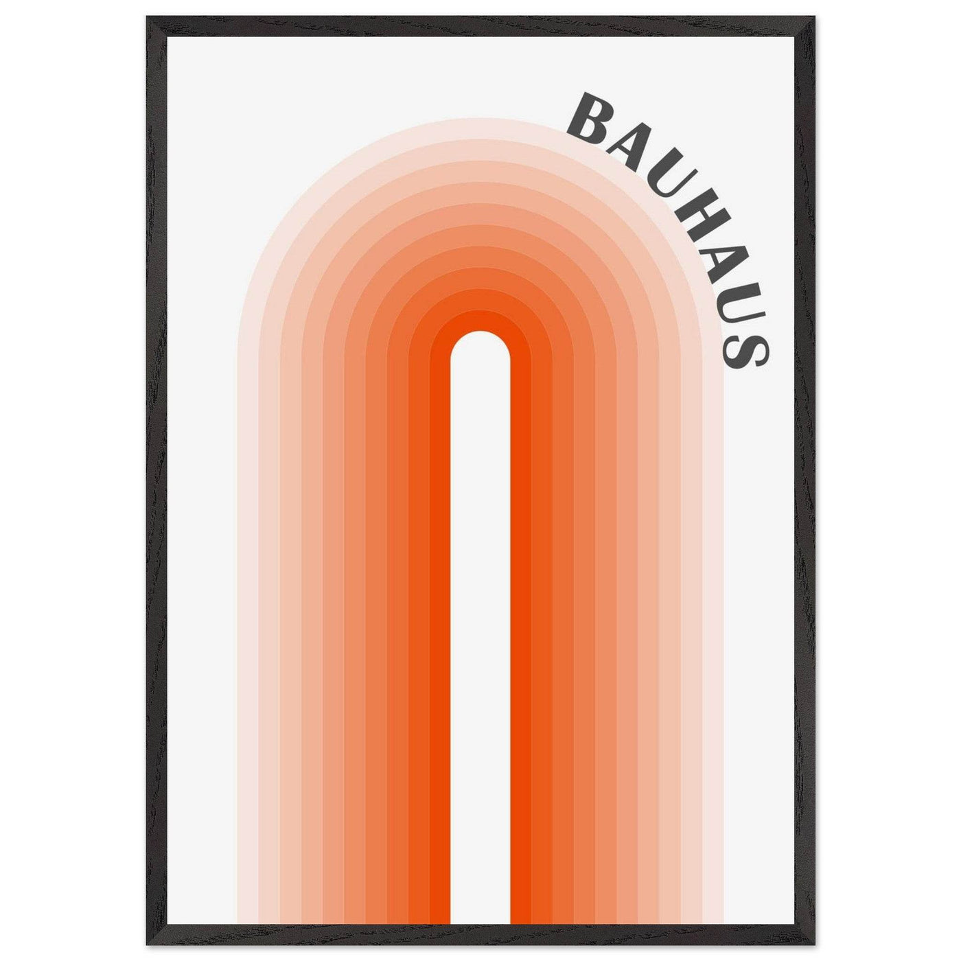 Bauhaus-Style Gradient Arch - Vibrantwalls