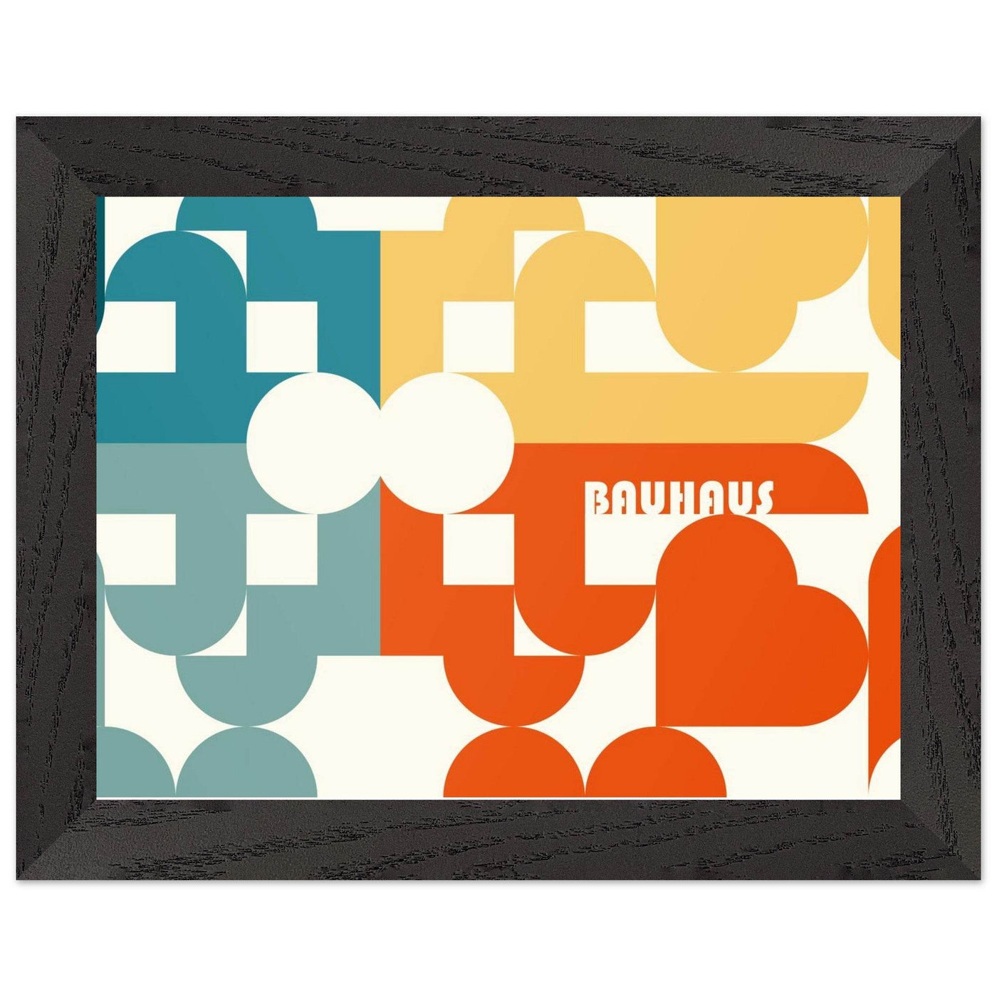 Bauhaus-Style Abstract Geometric Art - Vibrantwalls