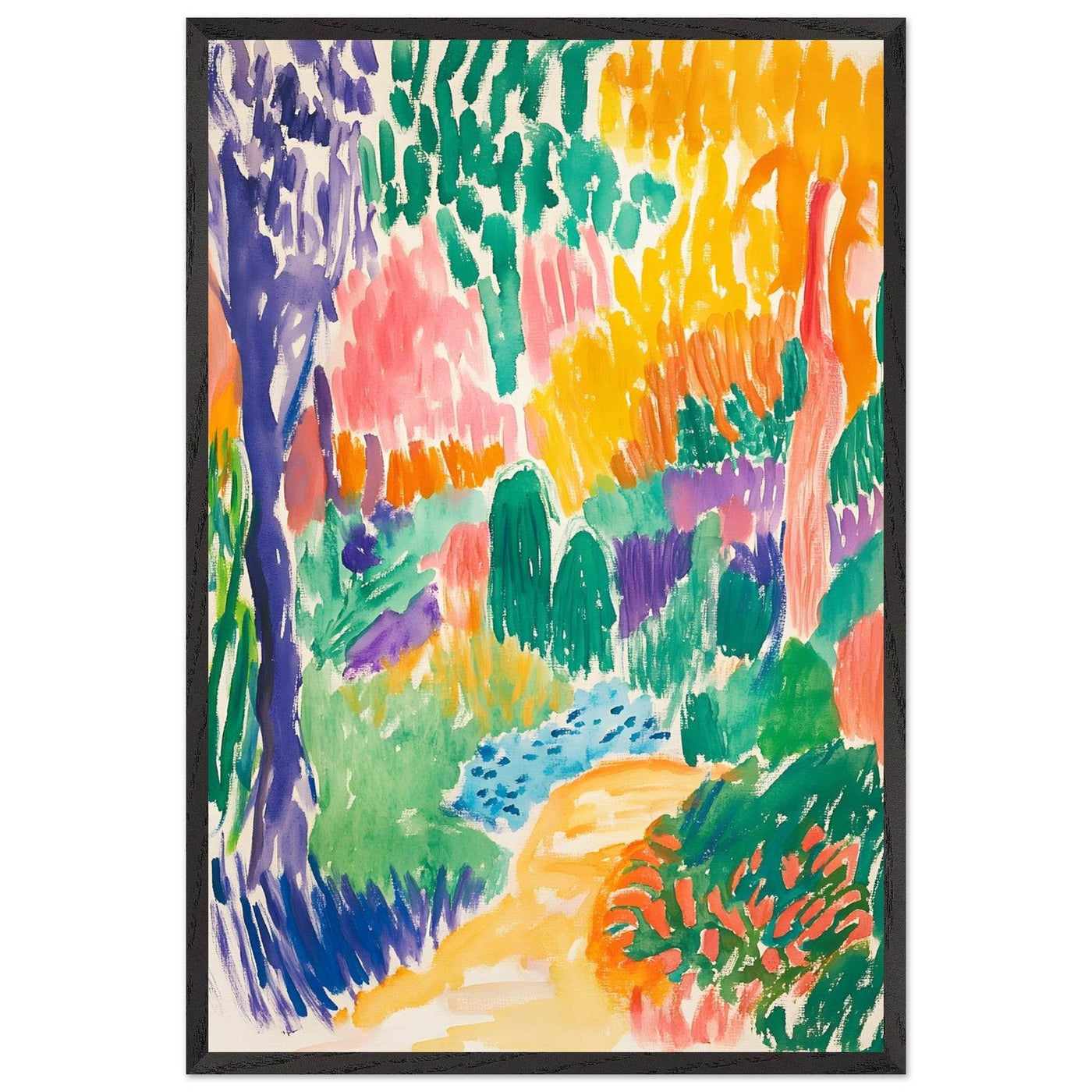 Henri Matisse Abstract Garden Scene - Vibrantwalls