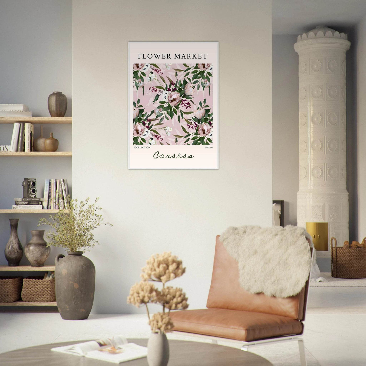 Blush Floral Dream Framed Poster – Elegant Botanical Art Print | Ready-to-Hang in Multiple Sizes & Frame Styles - Vibrantwalls