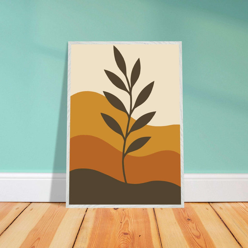 Minimalist Desert Bloom Botanical Wall Art - Vibrantwalls