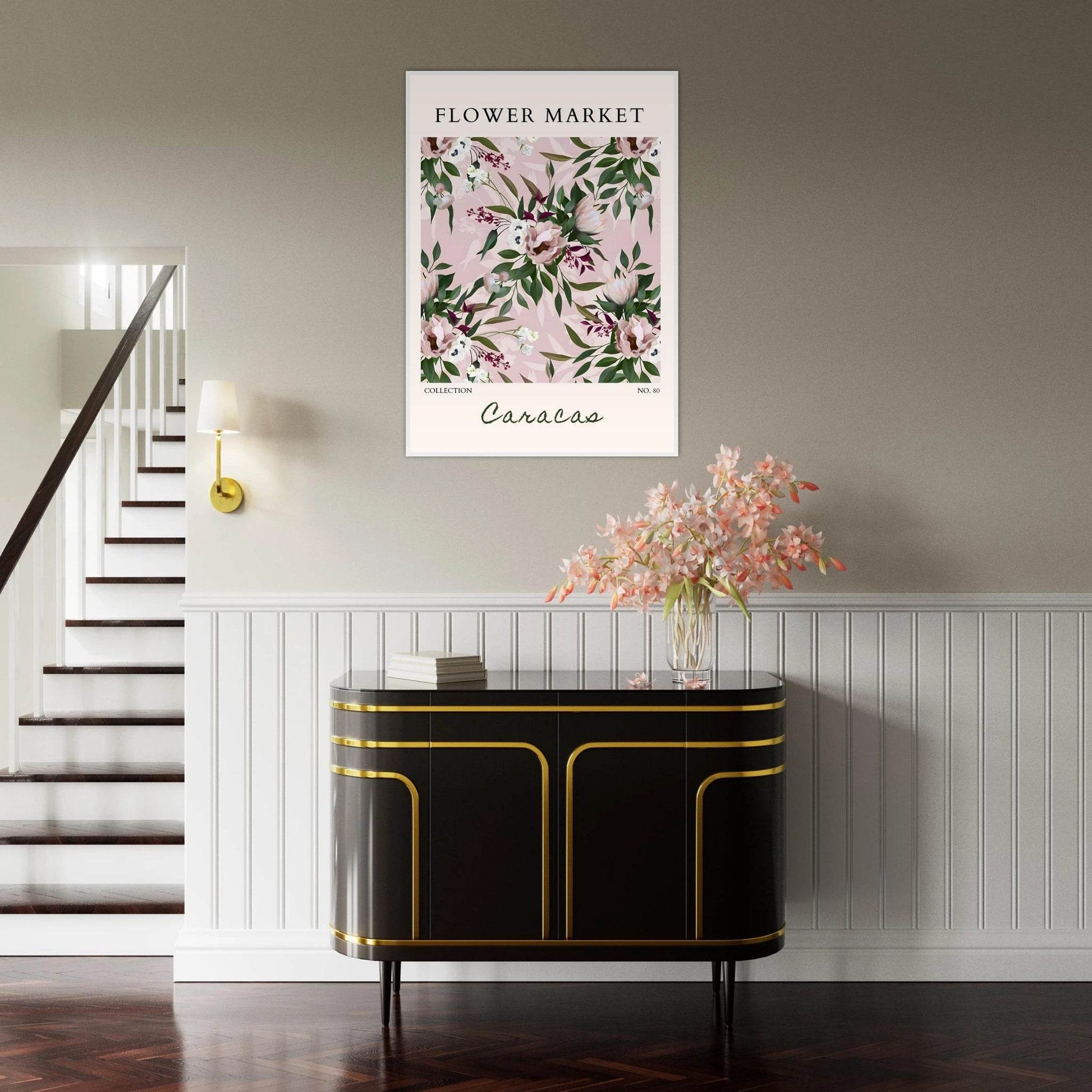 Blush Floral Dream Framed Poster - Vibrantwalls