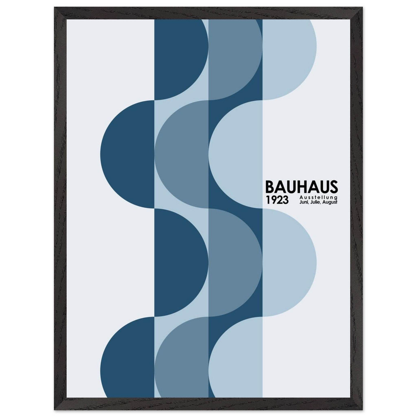 Bauhaus-Style The Blue Design - Vibrantwalls
