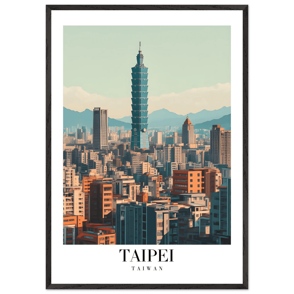 Taipei Taiwan Wall Art - Vibrantwalls