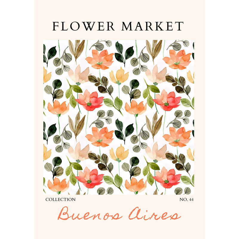 Buenos Aires Flower Market Wall Art - Vibrantwalls
