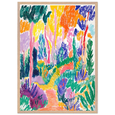Vibrant Abstract Forest Henri Matisse - Vibrantwalls