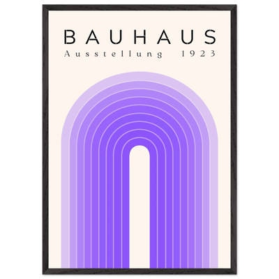Bauhaus Ausstellung 1923 Violet - Vibrantwalls