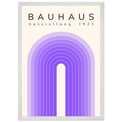 Bauhaus Ausstellung 1923 Violet - Vibrantwalls