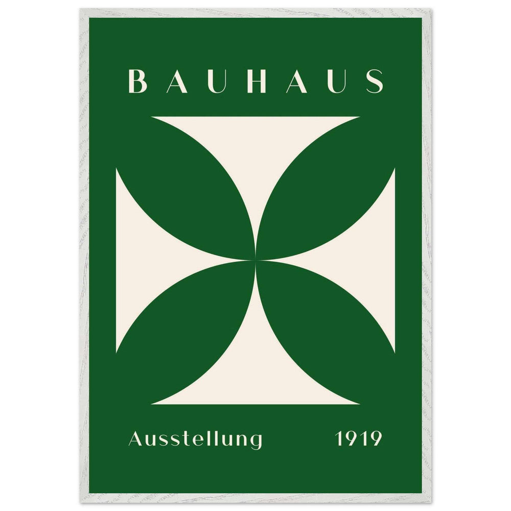 Bauhaus Exhibition 1919 Green Wall Art - Vibrantwalls