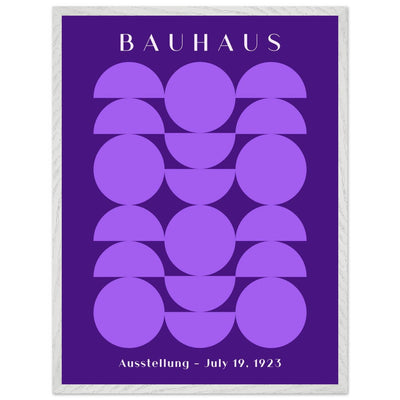 Bauhau 1923 Purple Geometric - Vibrantwalls