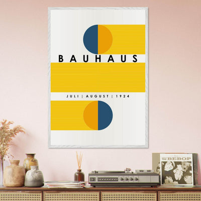 Bauhaus Blue Tunnel Geometric - Vibrantwalls