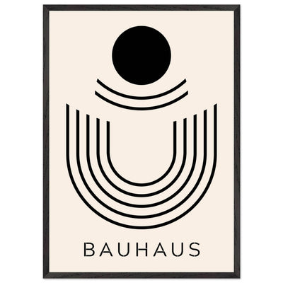 Bauhaus Black & Beige Abstract - Vibrantwalls