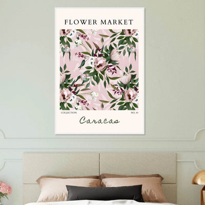 Blush Floral Dream Framed Poster – Elegant Botanical Art Print | Ready-to-Hang in Multiple Sizes & Frame Styles - Vibrantwalls