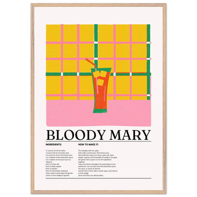Retro Bloody Mary Cocktail Recipe - Vibrantwalls