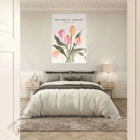 Botanical Garden Soft Tulip Wall Art - Vibrantwalls