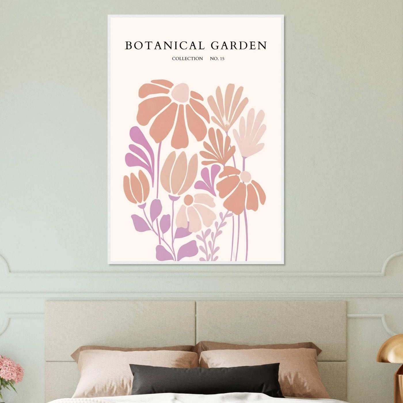 Botanical Garden Collection Framed Posters – Soft Floral Abstract Art Prints | Ready-to-Hang - Vibrantwalls