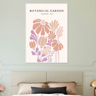 Botanical Garden Collection Framed Posters – Soft Floral Abstract Art Prints | Ready-to-Hang - Vibrantwalls