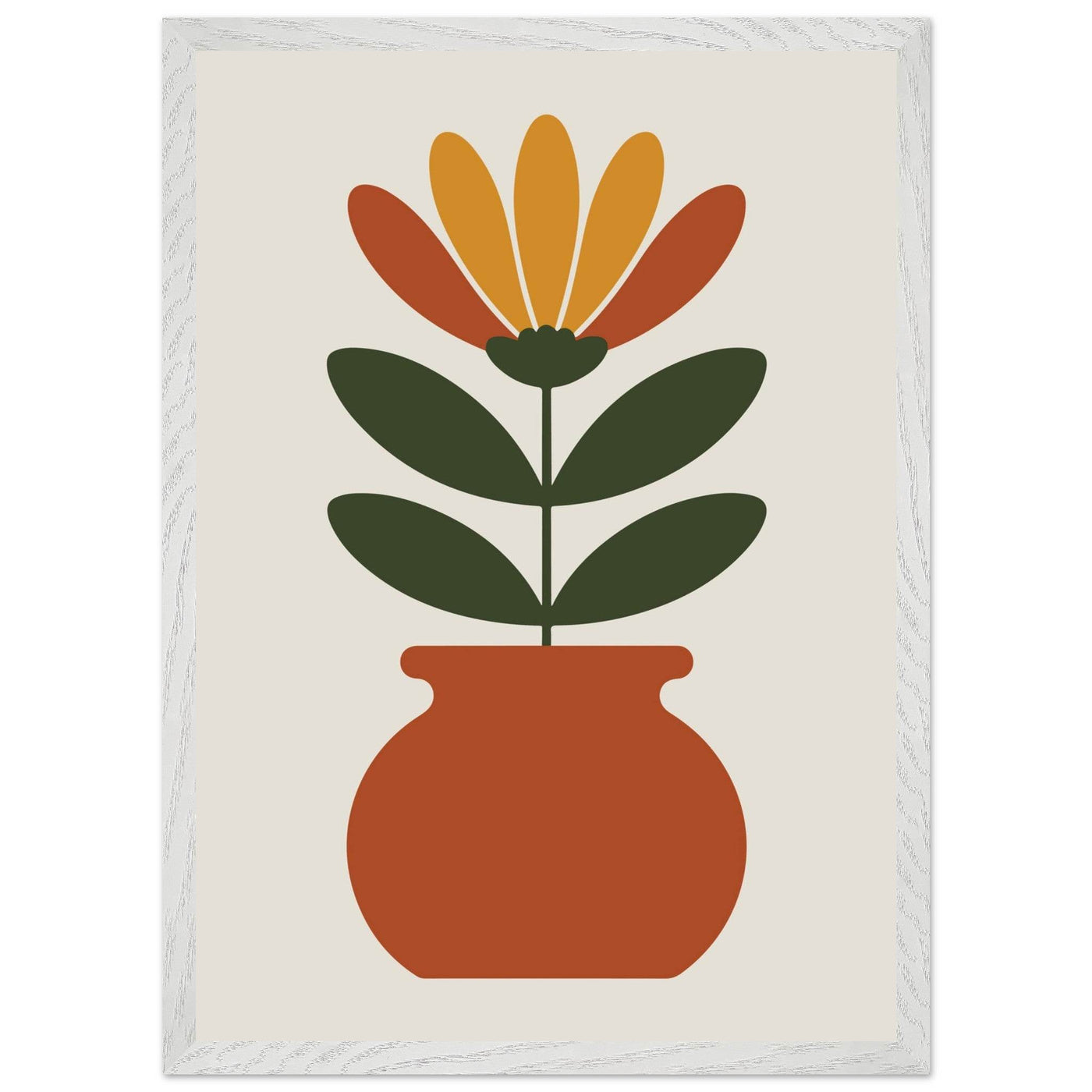 Floral Pot Art - Vibrantwalls