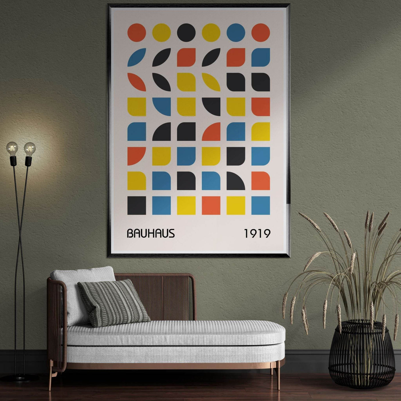 Bauhaus 1919 Geometric Abstract - Vibrantwalls
