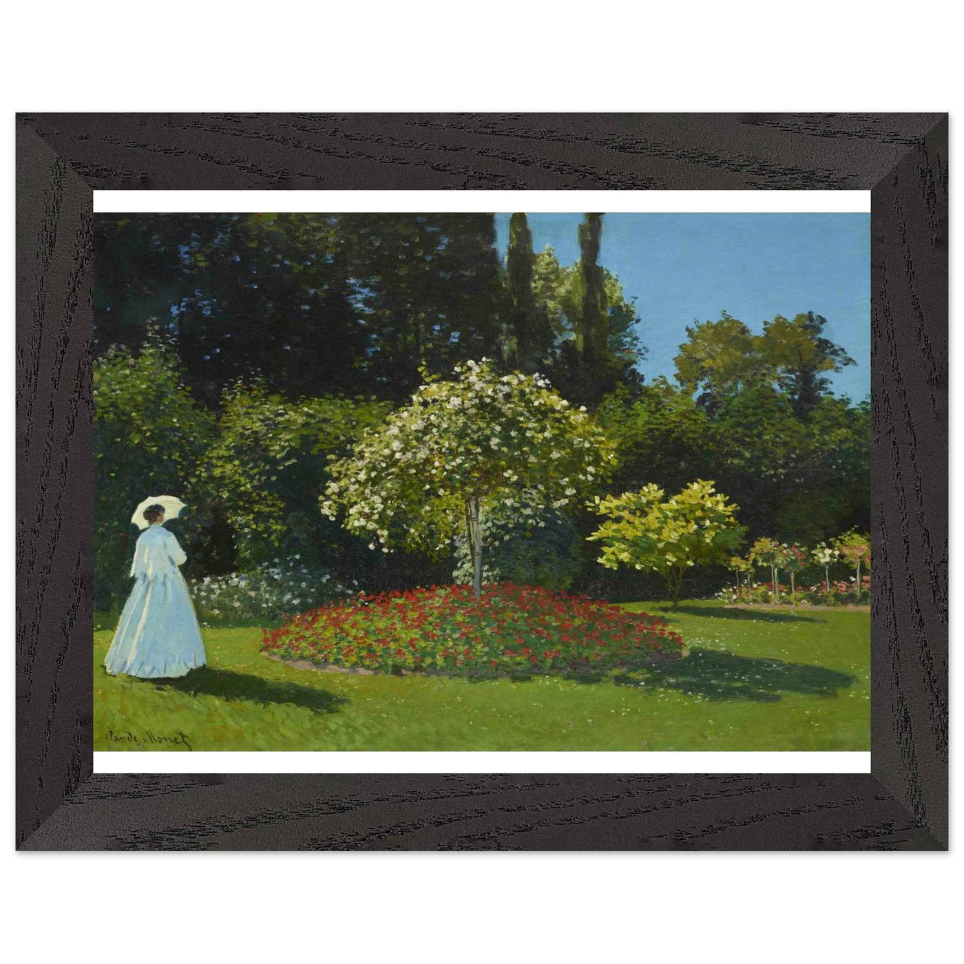 Woman in the Garden Art: Elegant Decor for Nature Lovers - Vibrantwalls