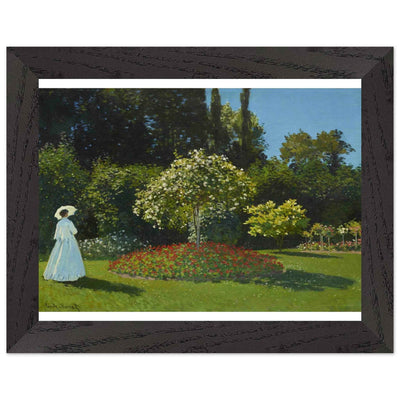 Woman in the Garden Art: Elegant Decor for Nature Lovers - Vibrantwalls