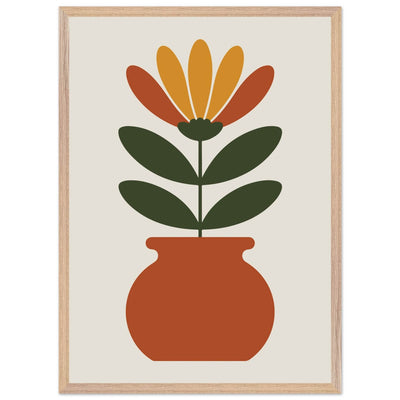 Floral Pot Art - Vibrantwalls