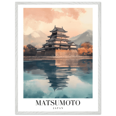 Matsumoto Japan Framed Poster – Serene Travel Wall Art with Wooden Frame - Vibrantwalls